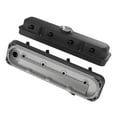 thumbnail image 3 of Holley 241-192 2-Pc LS Pontiac Style Valve Covers - Satin Black Finish, 3 of 8