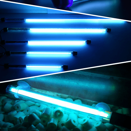 Moaere 5W-11W Submersible Aquarium Fish Tank Light UV Sterilizer Water Germicidal (Best Uv Sterilizer Freshwater)