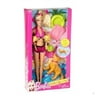 Barbie Paddling Taffy and Pups Playset