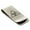 Silver, variant on Stainless Steel Biohazard Triangle Engraved Money Clip Credit Card Holder
