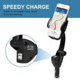 thumbnail image 4 of Wolfrail 3-In-1 Car Mount Cigarette Lighter Rotatable Phone Holder with Dual Usb Ports，Multifunctional car phone mount, 4 of 5