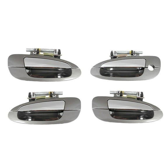 Brand NEW For 2002-2006 Nissan Altima Polished Pewter KY2 and Chrome Outside  Door Handle 4PCS 02 03 04 05 06