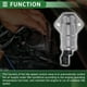 thumbnail image 5 of Válvula de control de aire de ralentí para automóvil Unique Bargains para Ford Escape 3.0L V6 2005-2008 Reemplazo No.3F1Z9F715AA/1S4U9F715BC IACV Motor de ralentí, 5 of 7