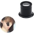 thumbnail image 4 of Loupe, Portable Monocular Magnifier Magnifying Glass Jewelry Making Tools Watch Jewelry Repair Tools Loupe Lens (10X+15X), 4 of 4