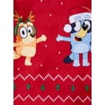 thumbnail image 3 of Bluey Girls Holiday Long Sleeve Top and Pants Snug Fit Pajama Set, 2-Piece, Sizes 4-10, 3 of 3
