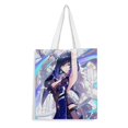 thumbnail image 1 of Genshin Impact Bolso de tela con estampado de lienzo para mujer, bolsa de compras reutilizable y estética, con cremallera interior, regalo para mujer, 35 × 40 cm., 1 of 6