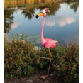 thumbnail image 5 of Regal Art & Gift Goofy Bird Stake - Flamingo Metal 44.75" Statue Garden, 5 of 5