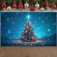 thumbnail image 6 of LED Lights Christmas Tree Snowy Landscape Festive Decor Holiday Season Celebration for Christmas Party Winter Decoration Indoor, 6 of 9