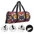 thumbnail image 3 of Pofeuu Fox Face Print Travel Duffel Bag,Sports Tote Gym Bag,Shoulder Weekender Overnight Bag for Women Gym Bag, 3 of 6