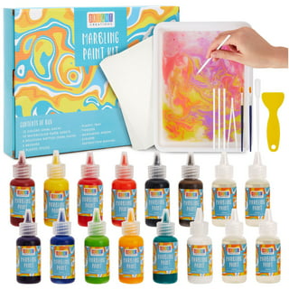 Jar Melo Water Marbling Paint Kit for Kids; 6 Colors, Marble Kit