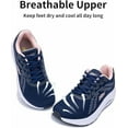 thumbnail image 6 of Wide Toe Box Shoes Women Arch Support Walking Shoes Plantar Fasciitis Orthotic Tennis Sneakers US 6-11, 6 of 7