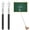 Black, variant on 2 Pcs Telescopic Teachers Pointer Mini Retractable Finger Pointer Stick Extendable Hand Pointer Classroom Pointer for Elementary School Kindergarten Teacher, up to 22.3" (Black & Pink)