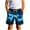 Navy, variant on Delliss Boy's Tropical Print Shorts Drawstring Waist Vacation Swim Trunk Summer Beach Shorts Swimwear Bathing Suit