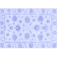 thumbnail image 1 of Ahgly Company Machine Washable Indoor Rectangle Oriental Blue Traditional Area Rugs, 2' x 5', 1 of 4