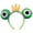 A dark green frog ye, variant on Stylish Frogs Headpiece Proms Birthday Hairbands Fun Headwear Halloween Crowns Adorkable Hair Headwear