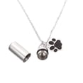 thumbnail image 3 of Collar con urna para cenizas de gato, urna de acero inoxidable para perro, contenedor de cenizas con forma de hueso para mascotas, 3 of 7