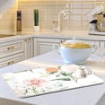 thumbnail image 6 of Coolnut Pink Flowers White Dish Drying Mat for Kitchen, 18 x 24 Inch Microfiber Absorbent Dish Drying Pad, Machine Washable Kitchen Counter Protect Mats, 6 of 7