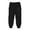 A-Black183, variant on JAJAHO Boys Girls Jogger Sweatpants Fuzzy Lining Fall Winter Kids Elastic Wasit Tapered Thermal Athletic Pants Sizes 3-16Y