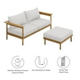 thumbnail image 2 of Wren 2-Piece Sofa and Ottoman Set in Natural Sail, 2 of 7