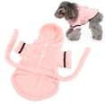 thumbnail image 1 of Albornoz para mascotas, pijama con capucha para cachorros, cálido y absorbente, de felpa, con pretina para perros pequeños y gatos, 1 of 12