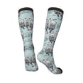 thumbnail image 5 of Lsque Sea Otter Printed Crew Socks Men's Women's LightWeight Thin Casual Calf Socks ,Knee High Socks,Cotton Socks, 5 of 9