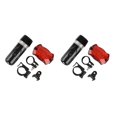 thumbnail image 4 of Juego de Luces de Bicicleta 2PCS 5LED Faros Delanteros y Luces Traseras Soidarity 6.5x3.3x3.3 cm, 4 of 6