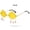 Yellow, variant on Harpily Rimless Womens Sunglasses Vintage Tassel Pendant Cloud Shaped Punk Style Shades Unique Design Sunglasses for Daily Wear