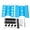 Blue, variant on YAHHU RC Model Car Repair Stand Alloy Height Adjustable Rotatable Lockable 1/16 1/10 1/8 Work Station Blue, 1 Count