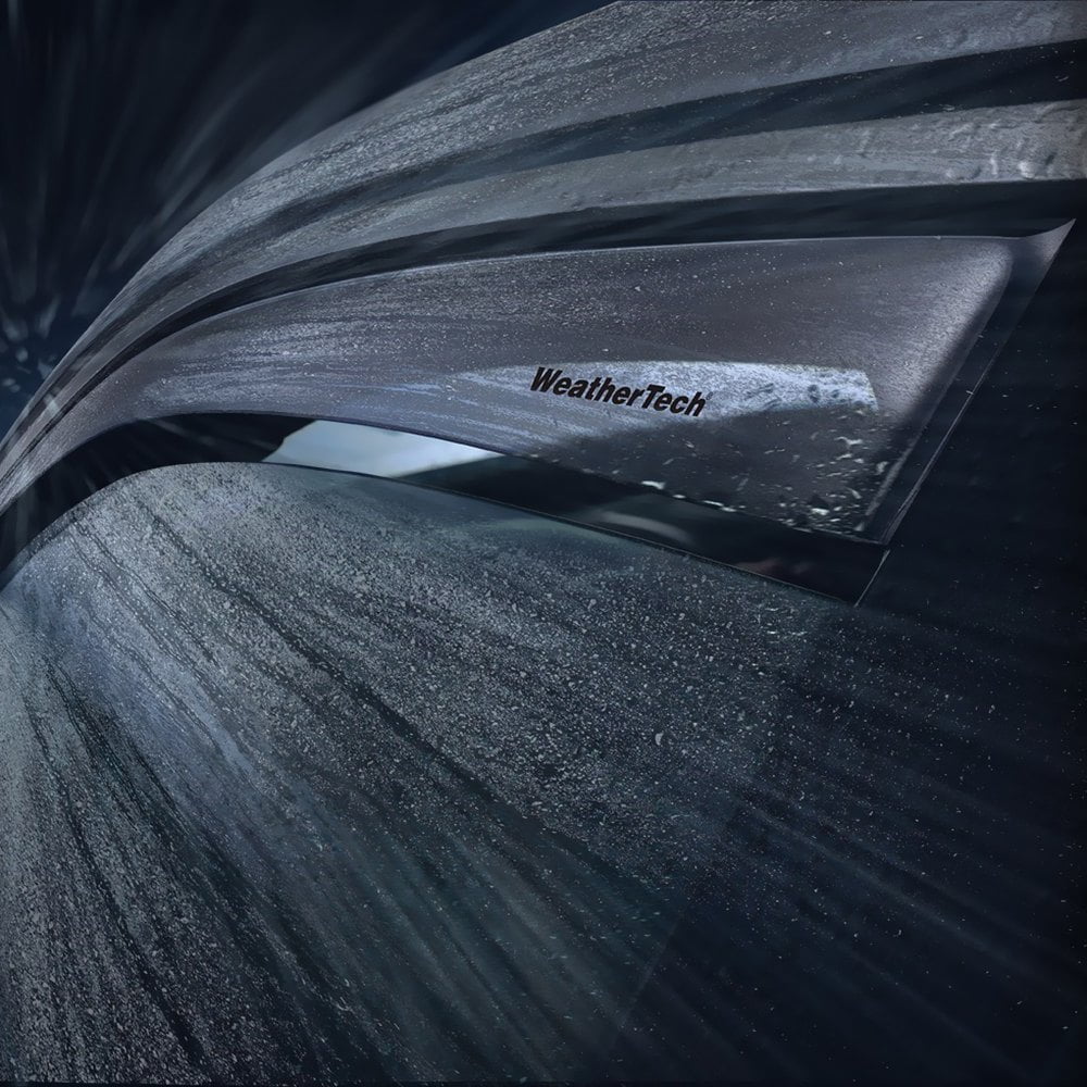 WeatherTech 2015+ Ford Edge Rear Side Window Deflectors - Dark Smoke