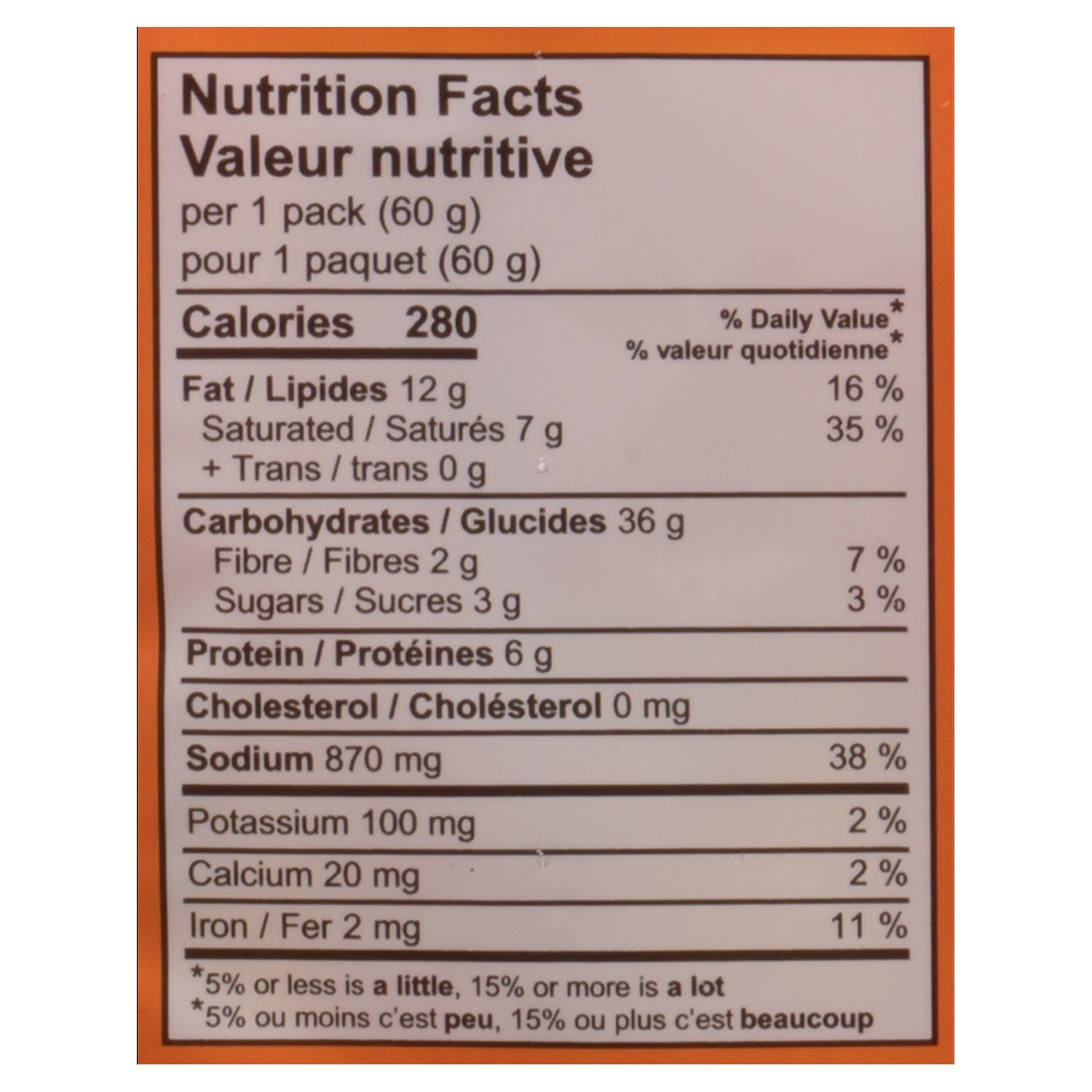 Lucky Me! Nouilles instantanées Pancit Canton Saveur Sucré&Épicé 6 x 60g