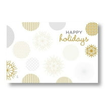 Happy Holidays Modern Enclosure Cards / Gift Tags - 3 1/2in. X 2 1/4in. - 50 Pack (ac4966)