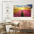 thumbnail image 4 of Elephant Stock Tulip Flower Field Wall Art - Horizontal Canvas Wall Art - Living Room Wall Decor - Nature Canvas - Orange And Pink Decor - 12" x 8", 4 of 4