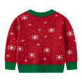 thumbnail image 3 of BULLPIANO Toddler Boy Girl Ugly Christmas Sweater Crewneck Long Sleeve Knit Sweatshirt Kids Xmas Pullover Sweater Tops 3-7T, 3 of 8