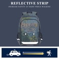thumbnail image 5 of FORMRS Unisex School Backpack 17" Student Travel Bag with Laptop Compartment, Blue Sea Boat, 5 of 7