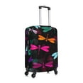 thumbnail image 3 of Gaeub Colorful Dragonflies Elastic Luggage Cover with Concealed Zipper Dust-Proof Luggage Cover Protector - 18-32 inch - X-Large, 3 of 9