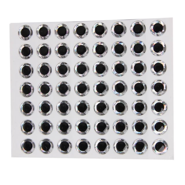 Pesca 100 Uds ojos de pez 3D holográfico señuelo ojos Fly Tying Jigs manualidades muñecas (3mm) Tmvgtek Para Estrenar