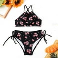 thumbnail image 5 of SILVERCELL Girls 2 Piece Bikini Swimsuit Swimwear Summer Beach Sport Bathing Suits for 7-14 Years Old Kids, 5 of 8