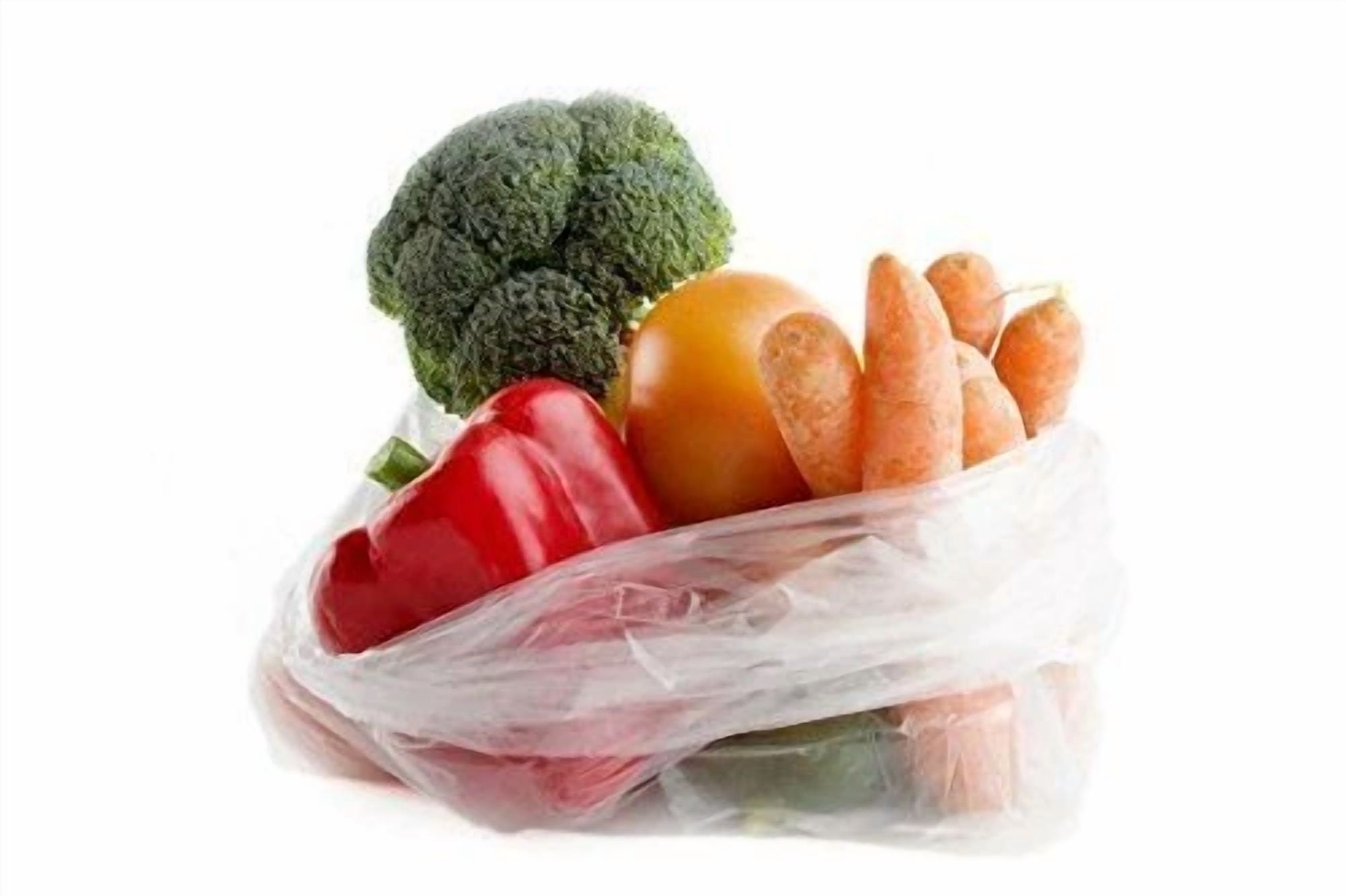 CIRCLE- 1 Roll 350 Bags 12" X 20" Plastic Produce Clear Bag On Roll Kitchen Food Storage