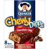 Quaker Chewy Dipps Chocolate Chip Granola Bars, 8.7 oz