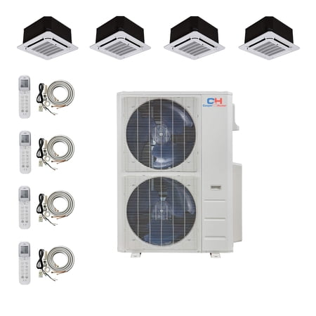 Cooper & Hunter Mini Split AC Heat Pump 5 Zone 12000 12000 12000 12000 BTU 22.4 Seer