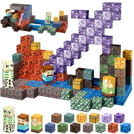 213 PCS Magnetic Blocks Building Toys, Build 3D Magnetic Building Blocks Set for Kids Ages 3+, Magnetic Blocks STEM Sensory Educational Christmas Birthday Gifts Construction Toys