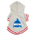 thumbnail image 4 of The Worthy Dog Shark Dog Sweatshirt Hoodie, 4 of 4