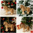 thumbnail image 4 of 3.15 Inch Horse Christmas Tree Decorations Crystal Horse Xmas Ornaments 2D Flat Acrylic Ornaments Keepsake Pony Ornament Horses Lovers Gifts, 4 of 6