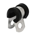 thumbnail image 2 of 8mm Dia EPDM Rubber Lined P Clips Cable Hose Pipe Clamps Holder 5pcs, 2 of 2
