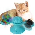 thumbnail image 1 of GHSDFBB Windmill Cat Toy, Interactive Cat Toys Kitten Turntable Massage Toy (Blue), 1 of 6