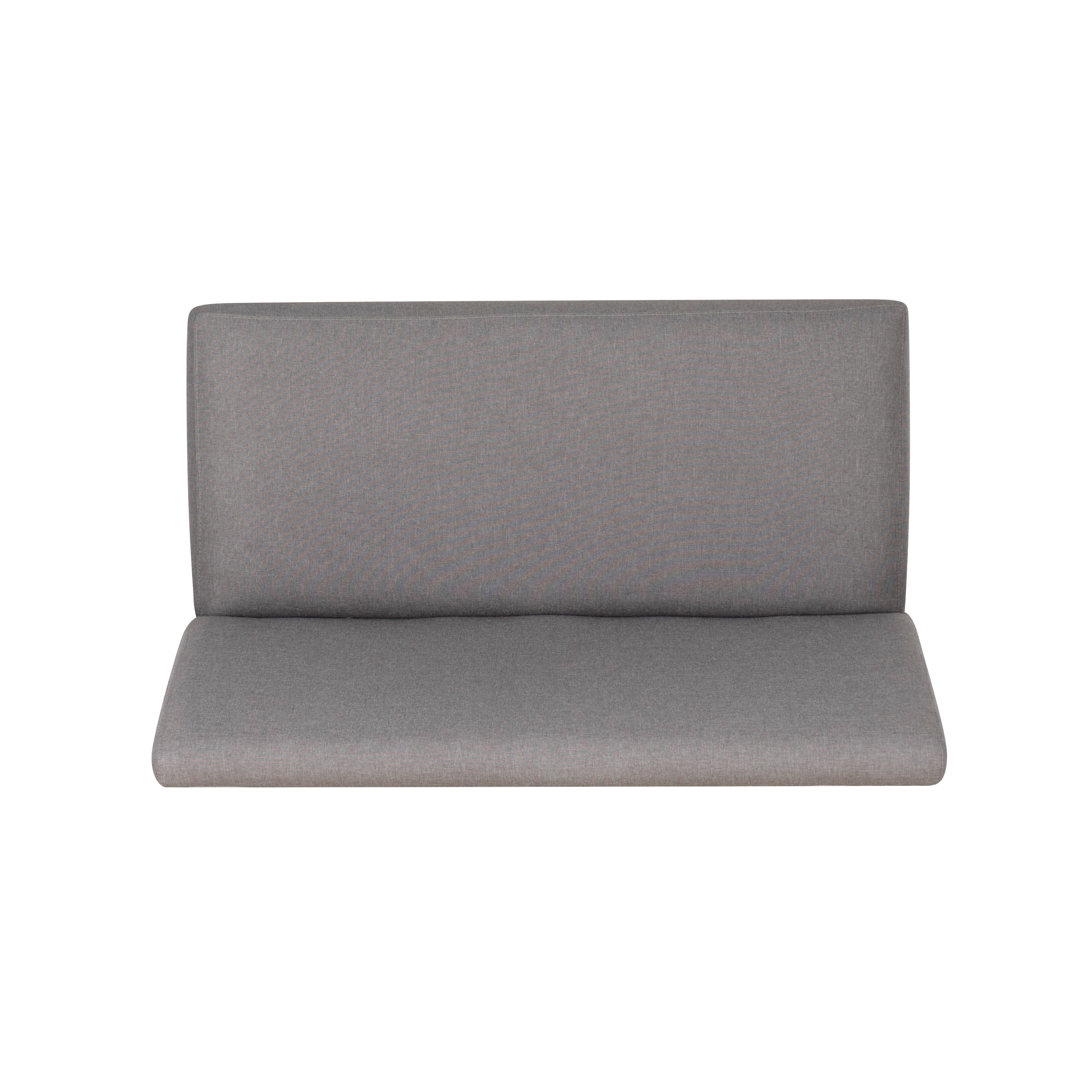 Powell Thewlis 25" Upholstered Farmhouse Counter Height Bench, Gray