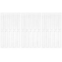 OFFIGAM 30pcs Clear Silicone Bumpers Anti- Pads for Furniture Glass Table Impact