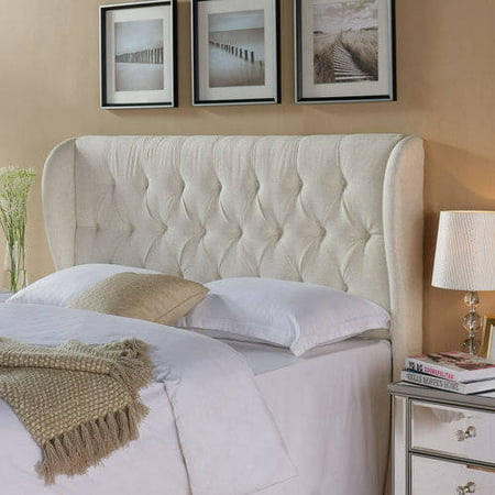 Better Homes And Gardens Scalloped Wingback Tufted Upholstered Better Homes And Gardens Scalloped Wingback Tufted Upholstered Headboard King Cal Sand