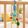 thumbnail image 5 of Kiddiway Baby Toy Teether Car Hanging Wind Chime - Plush Figurine Style, Baby Car Toys & Stroller Toys, Teething Toy with Soft Rattle, Sensory Soothing, BPA-Free, Hanging,a, 5 of 6
