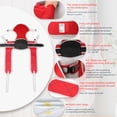 thumbnail image 3 of EZ Assistive Patient Lift Sling with Head Support, Toileting Transfer Sling for Elderly and Disabled, Polyester Padded Lift Sling, 500 lb Capacity, Red, Large, 3 of 9